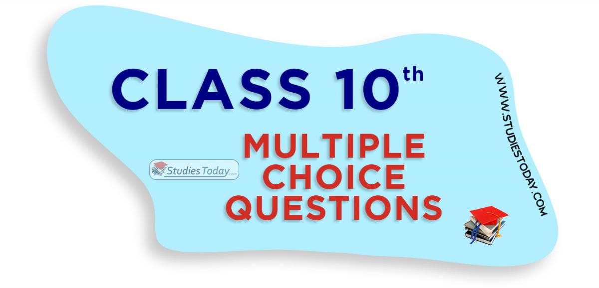 Maths Multiple Choice Questions With Answers For Class 10